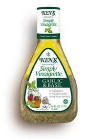 Kens Simply Vinaigrette Garlic & Basil